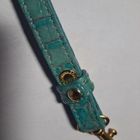 Brahmin Wristlet Strap soft aqua - Picture 5 of 7